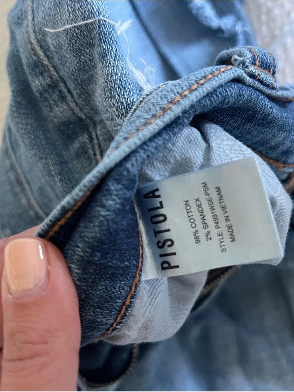 Pistola - Distressed Denim Women's Shorts